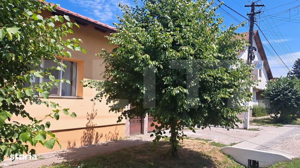 Casa 500 mp, spatiu comercial 122 mp, teren  7900mp - Botiz