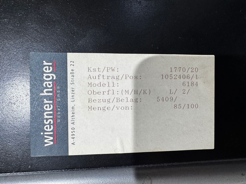 Австрийски качествени столове Wiesner-Hager