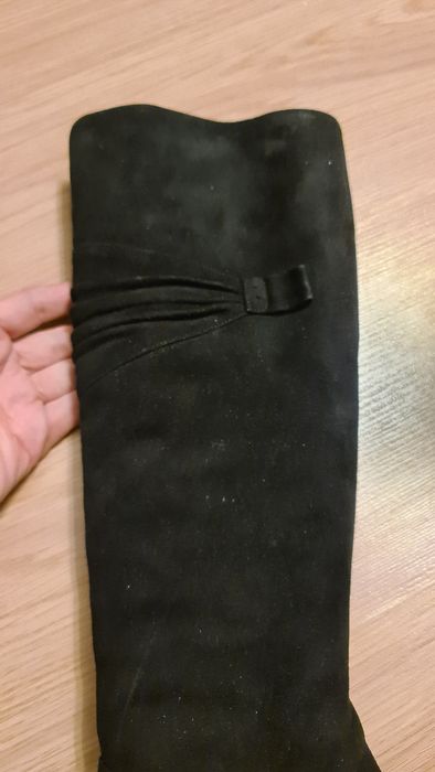 Сапоги зимние замша Италия