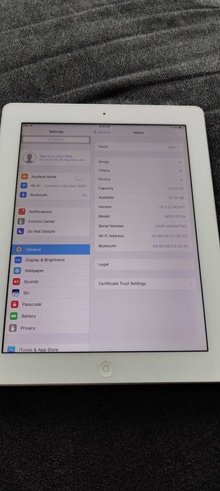Apple iPad 4 (Retina) 16GB White Запазен и напълно отключен