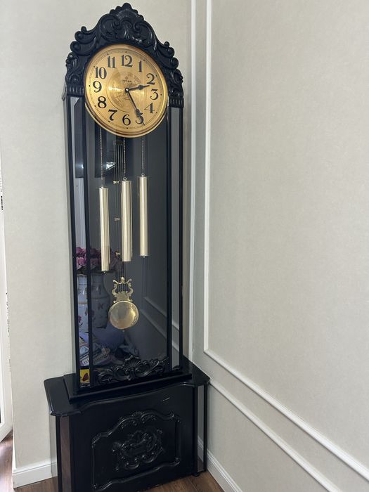 Часы деревяные тумба сьемная