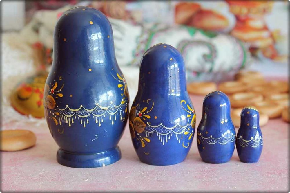 Матрьошки, руски лъжици