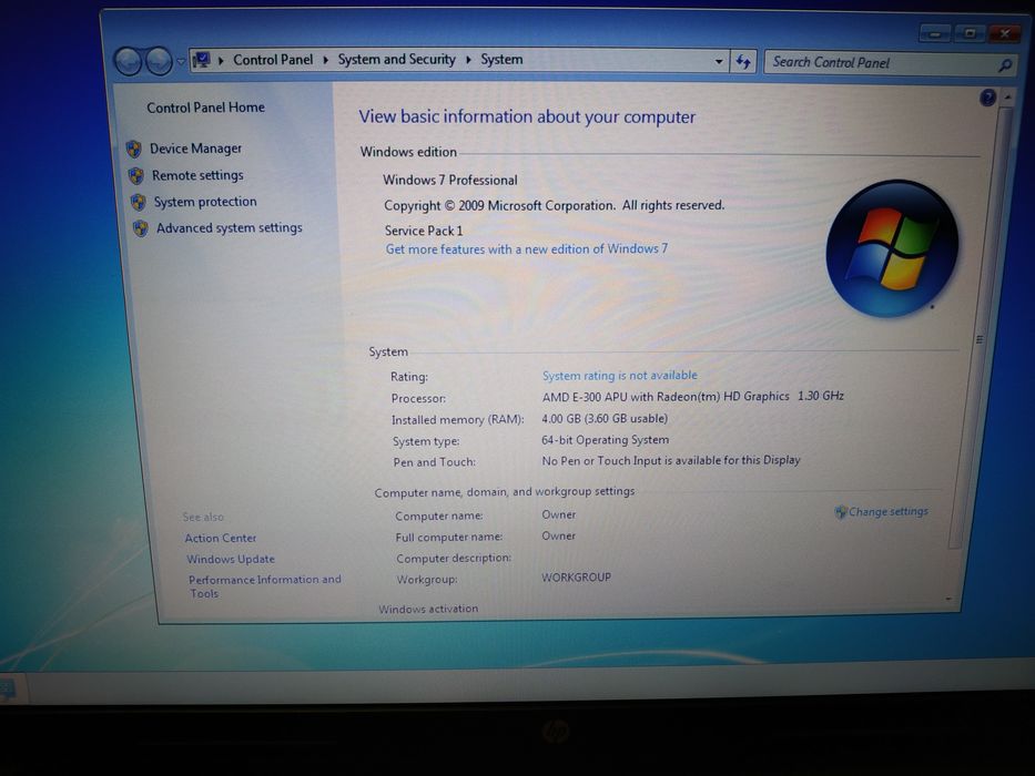 Laptop Notebook Hp 635 funcțional