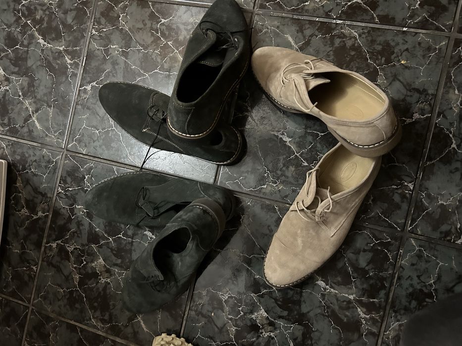 Pantofi 42 piele naturala intoarsa ca noi purtati o singura data