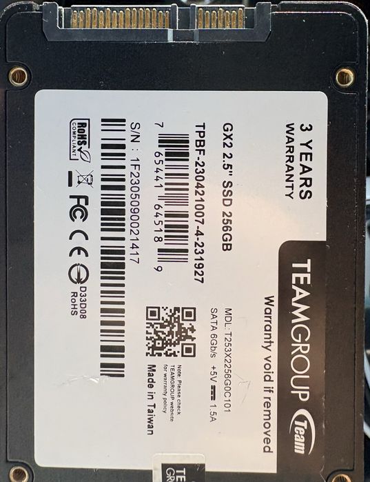 Ssd disk 256 гб. Team group
