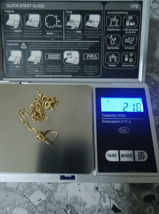Lănțișor Aur Nou 14k Predare personala București 40 cm
