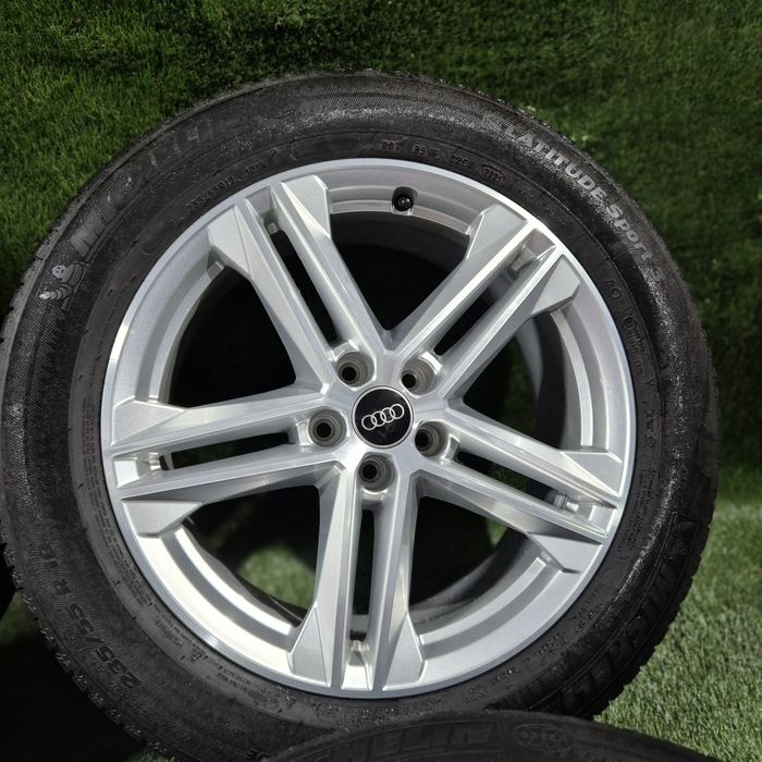 Jante impecabile Audi Q5 R 19 5x112 cu anvelope 235 55 19 Michelin