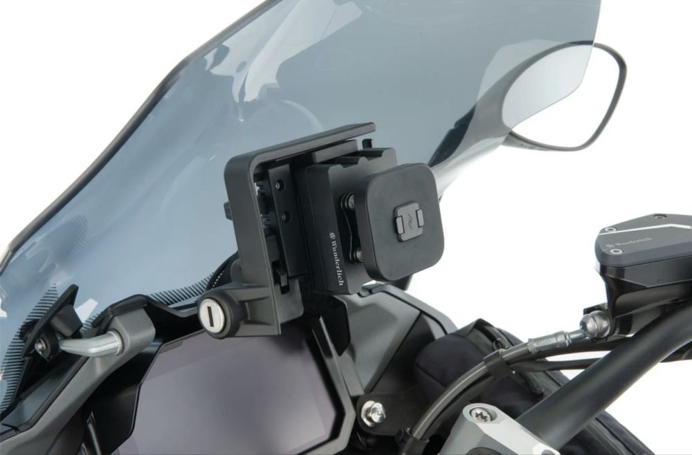 Wunderlich USB charging box cu suport telefon Peak Design - BMW Motorrad