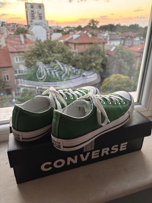 Ниски Converse Chuck Taylor, зелен цвят 40,5 номер