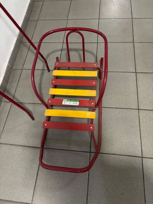 Санки со снимаемой ручкой