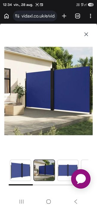 Copertină laterală retractabilă

Copertină albastră 200x6,0 cm