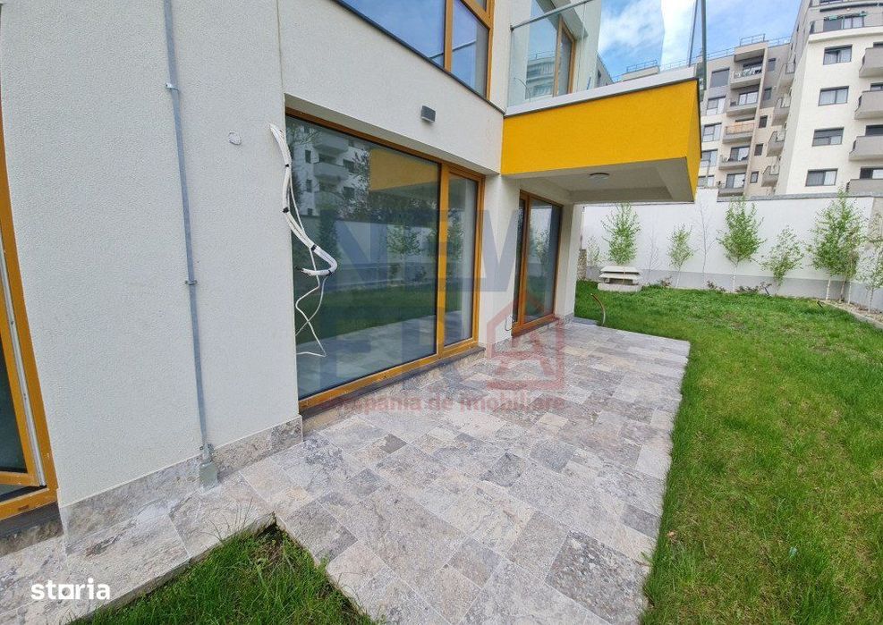 Apartament 3 camere cu terasa si gradina 80 mp, bloc boutique in zona