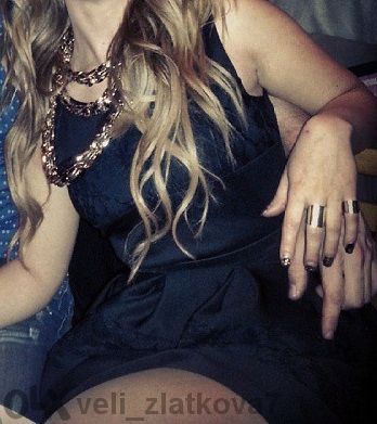 Черна къса рокля