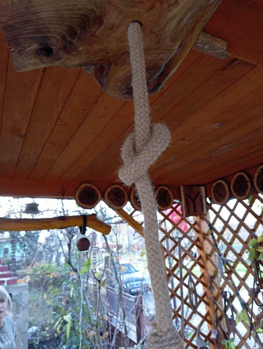 Лампа от дърво/орех/