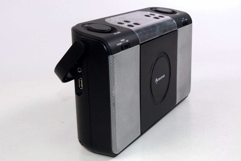 AUNA Boomtown: Radio, CD MP3, USB player, AUX, Made in Germany, ca NOU