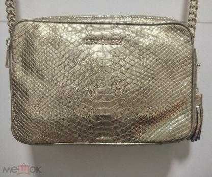 Michael Kors Gold Bag / Брендовая сумка на плечо