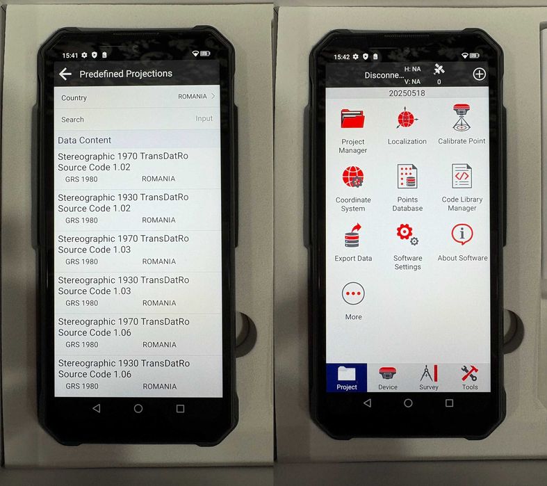 Controler FOSIBOT - ANDROID SURPRO 6,0 gnss GPS RTK rompos
