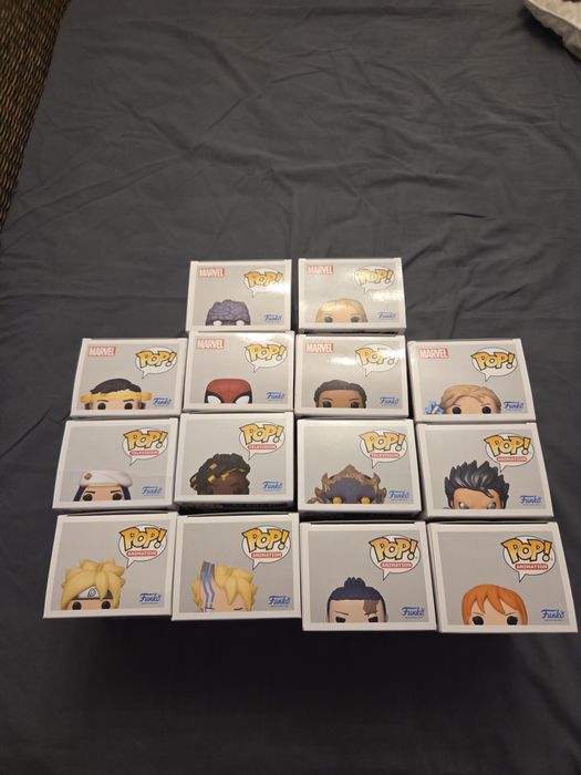 Anime, movie and television funko pop and chases.