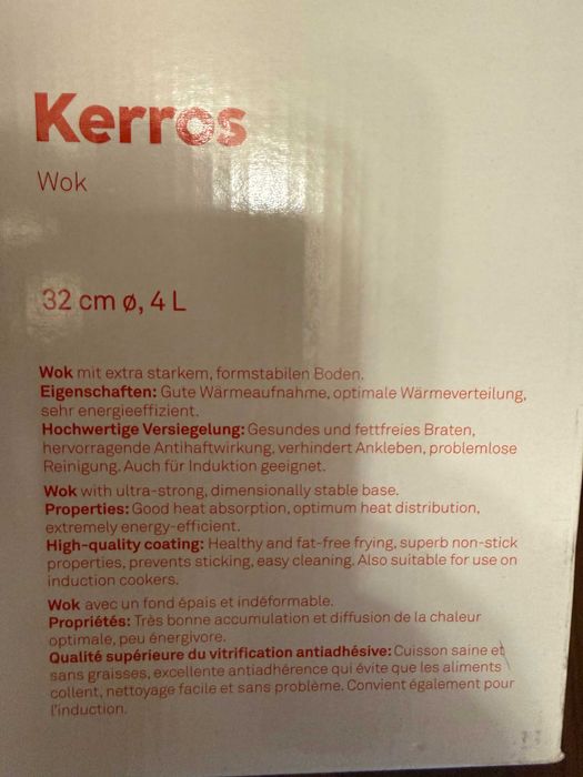 KELA Wok cu capac 32 cm KERROS