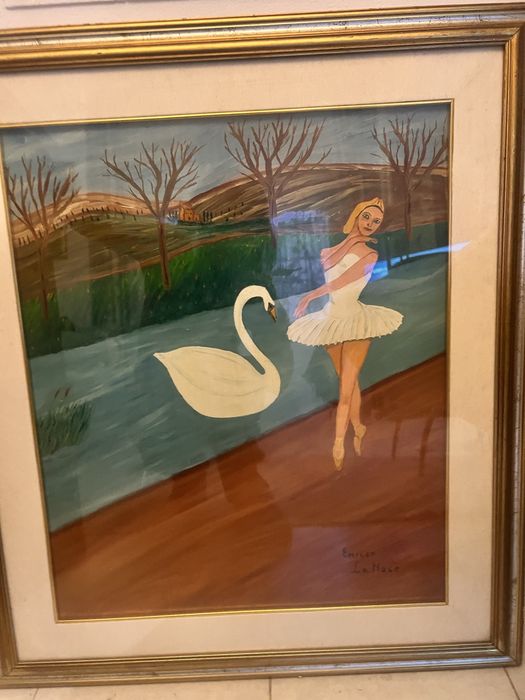 Tablou superb pictura pe panza Balerina
