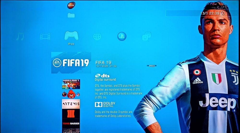 Playstation 3 slim (o'ynashga tayyor)