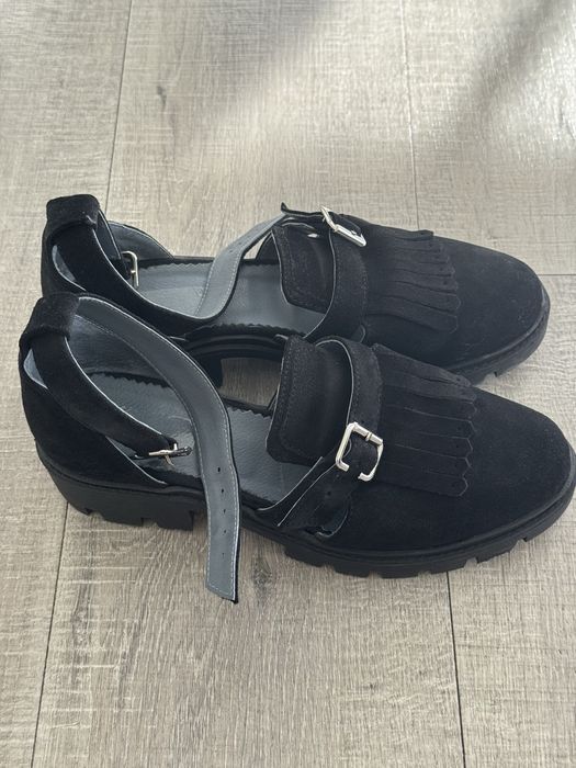Pantofi casual piele intoarsa