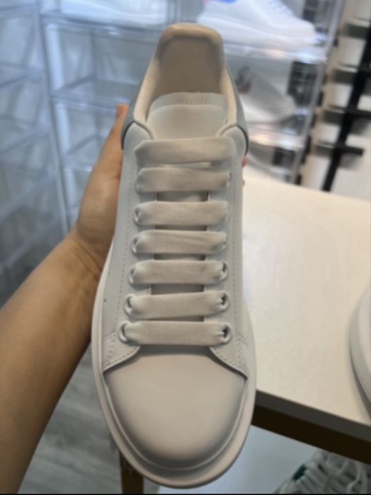 Ботинки Кеды McQueen “White Blue