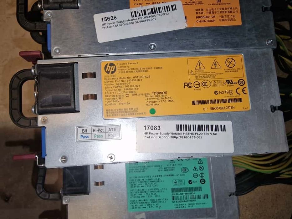 Sursă server HP 750W HSTNS-PL29, DL380p G8