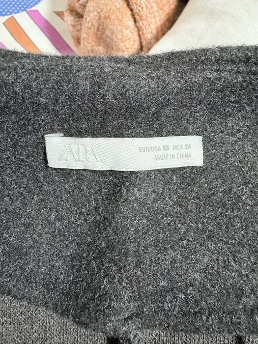 Пальто Зара с поясом