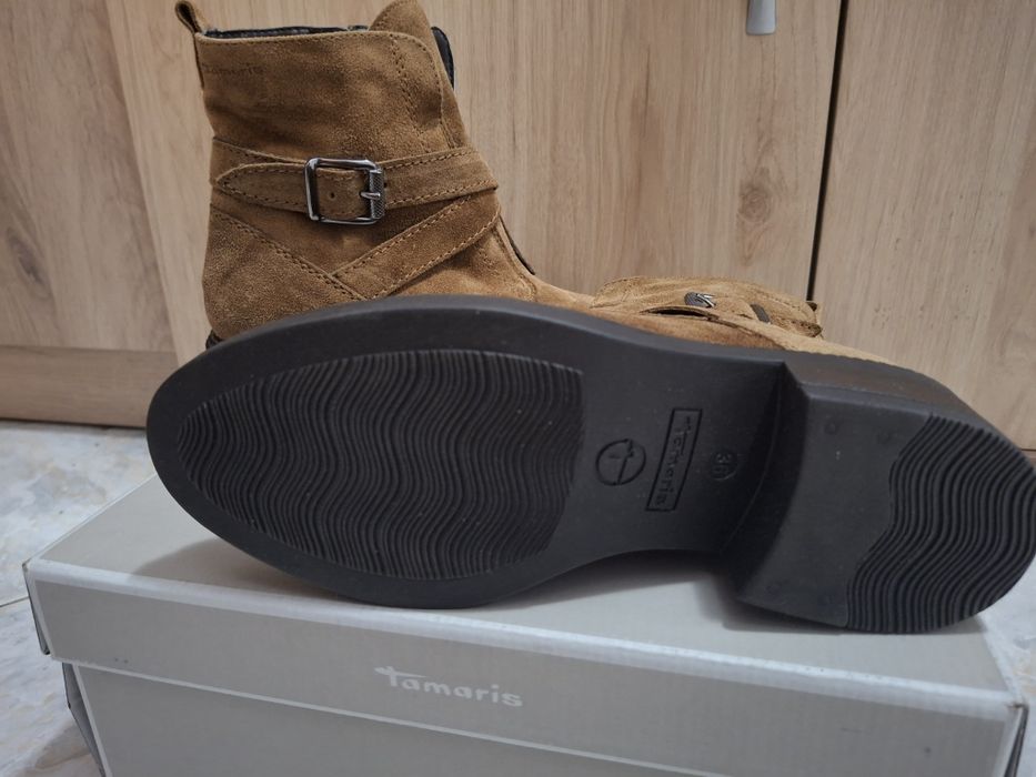 НОВИ Дамски боти с етикет от Ест.кожа Tamaris