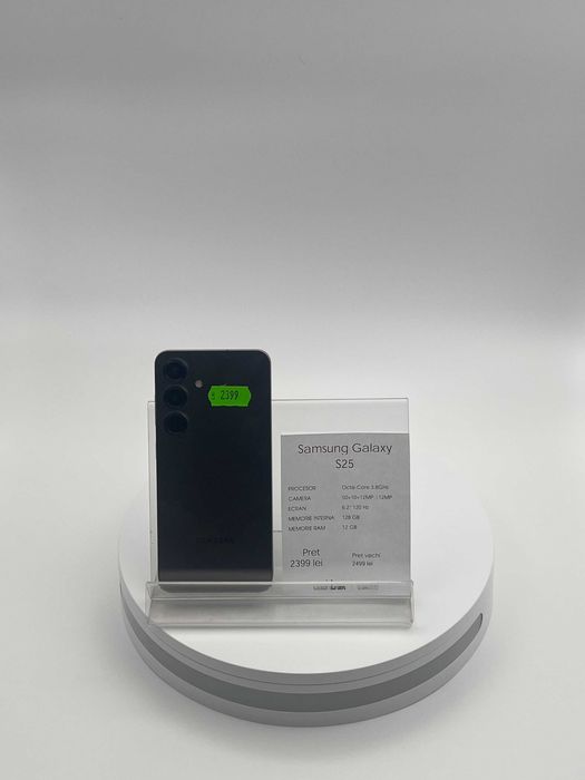 Garantie 24 Luni CashBox Samsung Galaxy S25 128GB baterie 100% 52cc