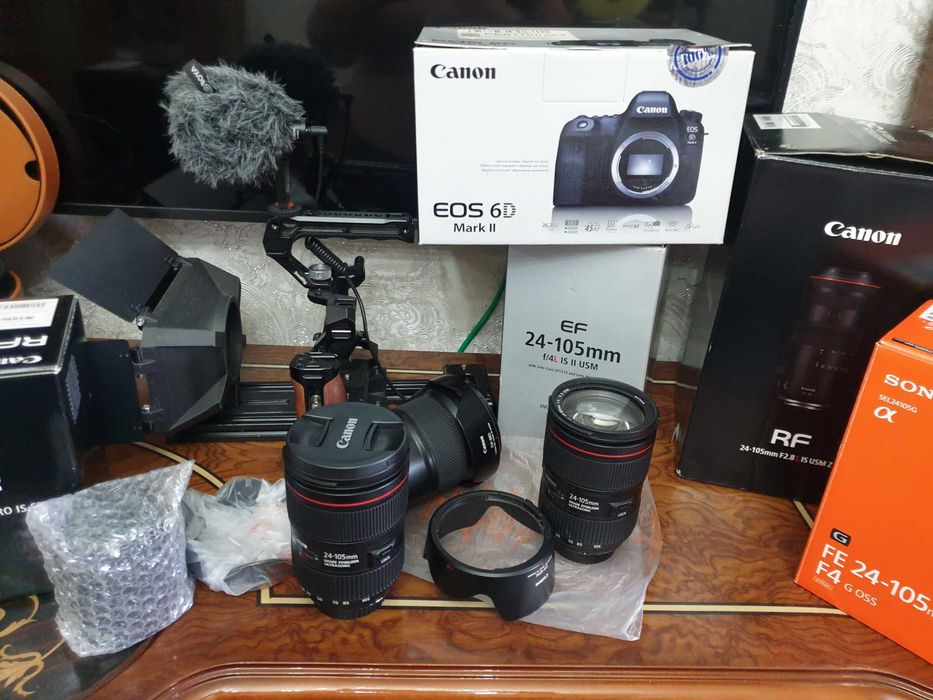 Продам обьектив Кенон RF16мм и RF 24-70 2,8 в упаковке новая