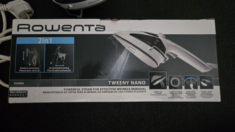 Aparat de călcat vertical și orizontal Rowenta Tweeny Nano DV9000 – Ca nou
