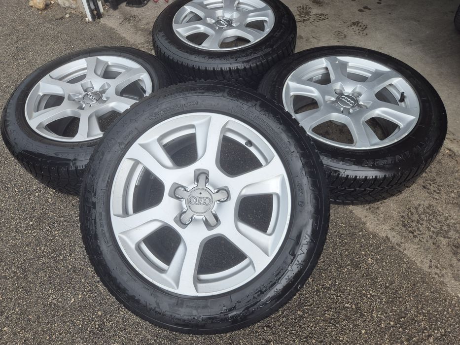 5х112/16 с гуми Ауди А3 А4 Q3 Q5 5x112/16 Audi VW Skoda Seat