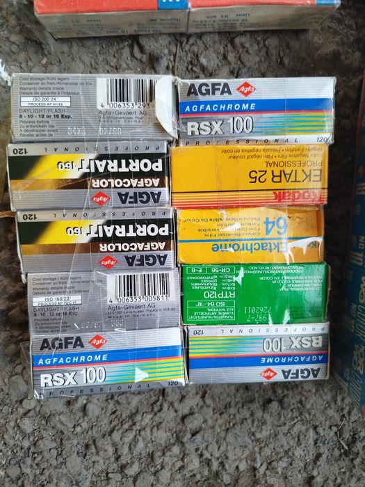 Среднеформатная ЧБ и цветная плёнка