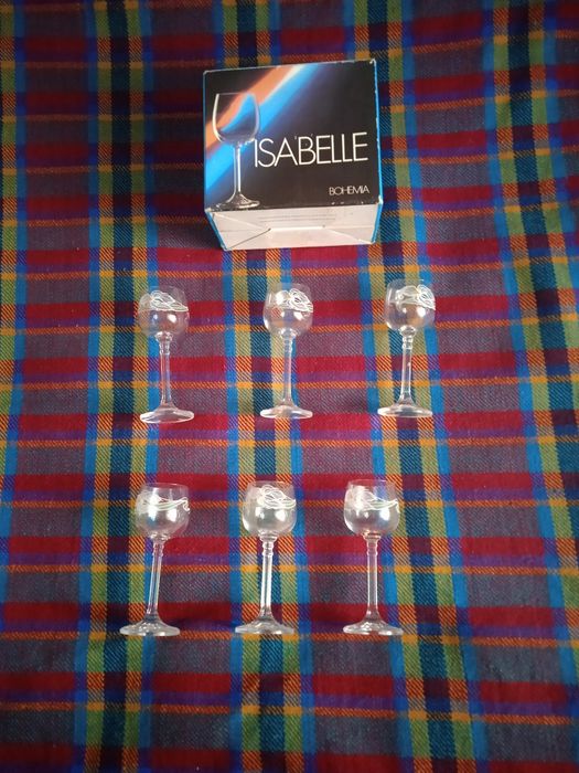 Чешские фужеры ,наборы по 6 штук