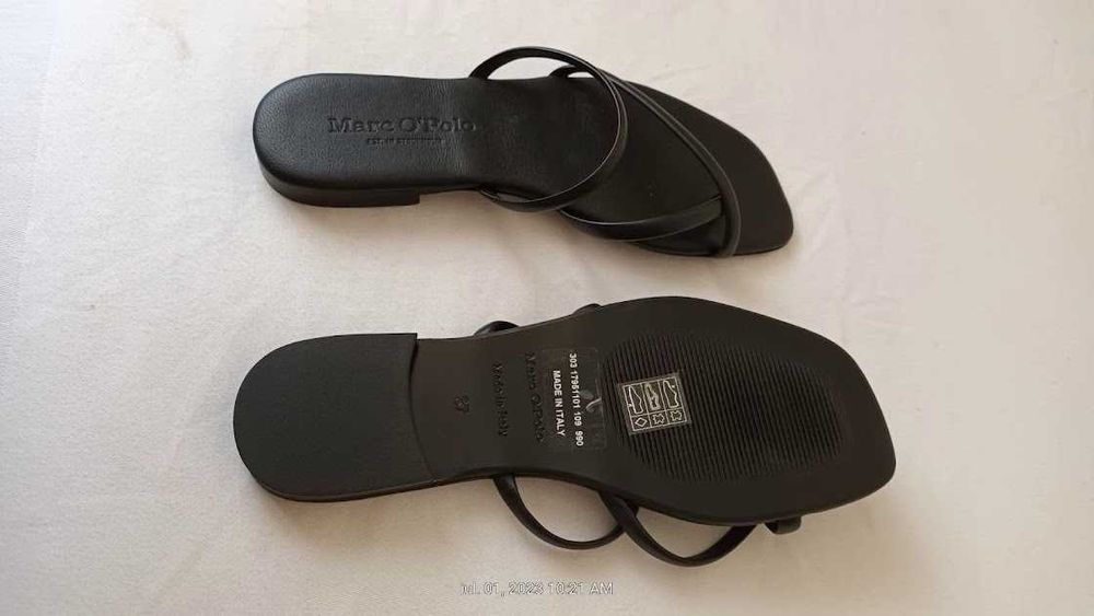 Sandale de dama din piele naturala Marc O'Polo,(Super Ofertă).