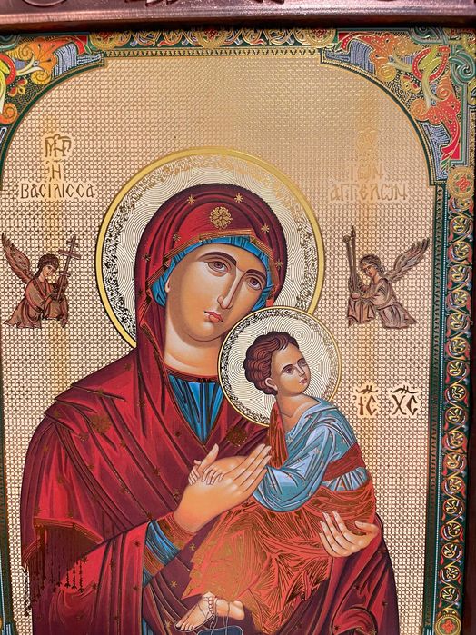 icoana veche deosebita maica domnului dinm 24 x27 icoana veche icoana