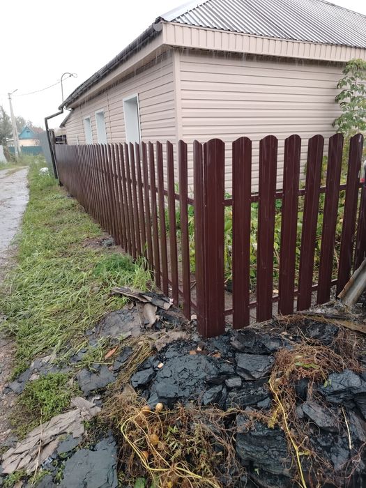 Установка заборов, столбиков