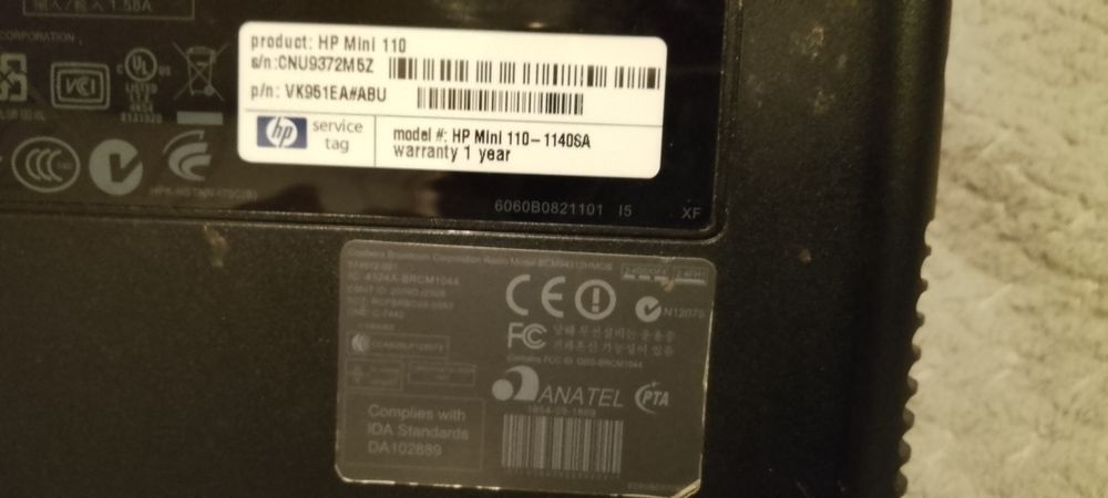 Лаптоп HP Mini 110-1140sa