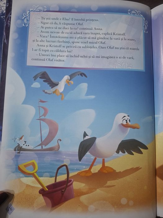 Carte pentru copii,,Regatul de gheață-Cântă cu Elsa"
