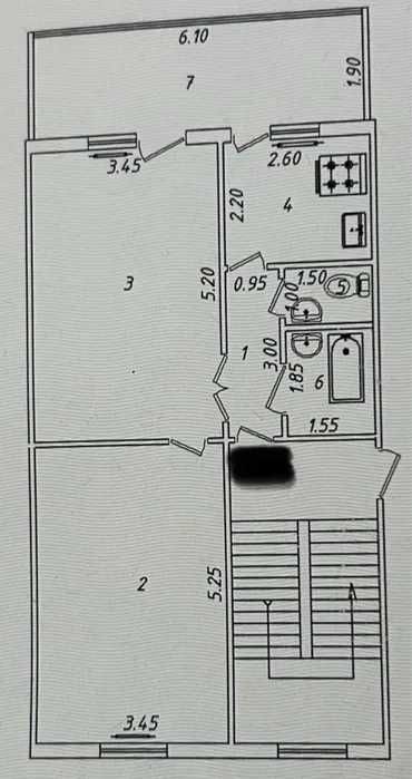 Продается своя собственная 2 комнатная квартира