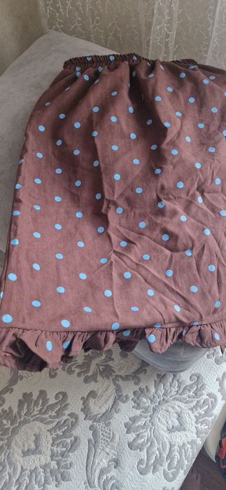 Юбка в горошек новая