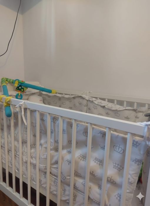 Pătut de bebeluși cu saltea cocos