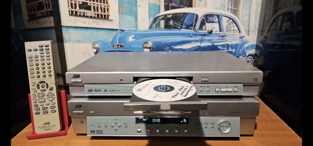 JVC RX E 111 amplificator statie amplituner si JVC XV E 111 cd dvd