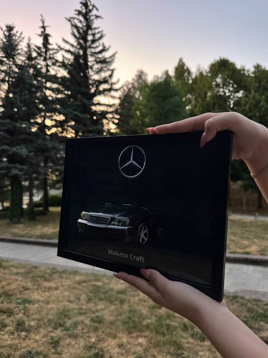 3D Макет на Вашата Кола в Декоративна Рамка – Уникален Персонализиран