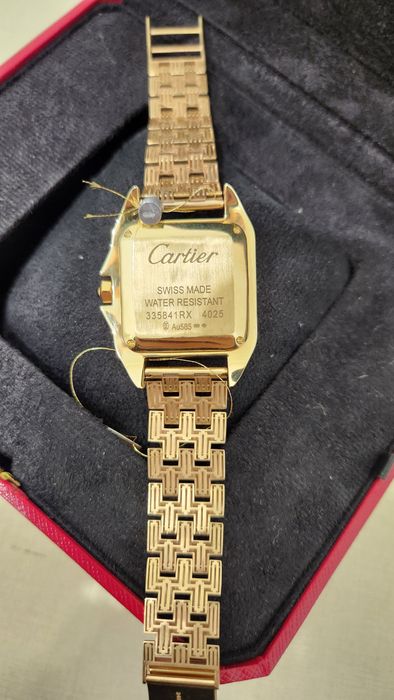 Золотые часы Cartier