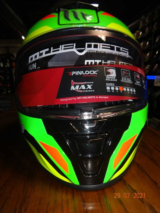 каска MT Helmets каска Blade 2 SV FUGUE пистова мото каска тъмни очила