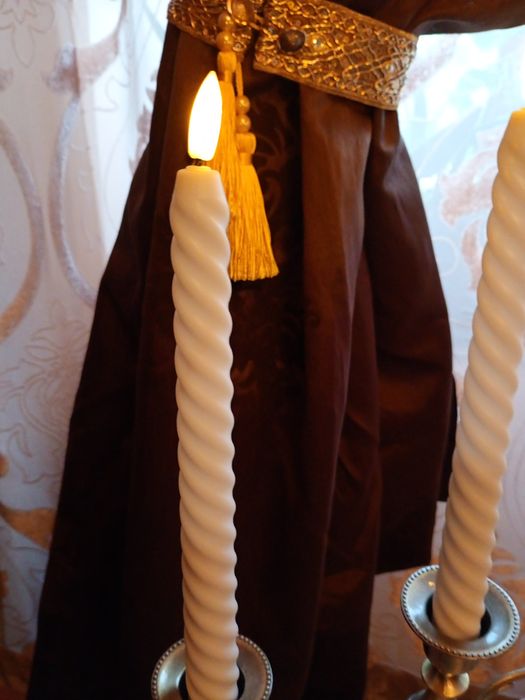 Set 4 lumânări pe baterii, NOI