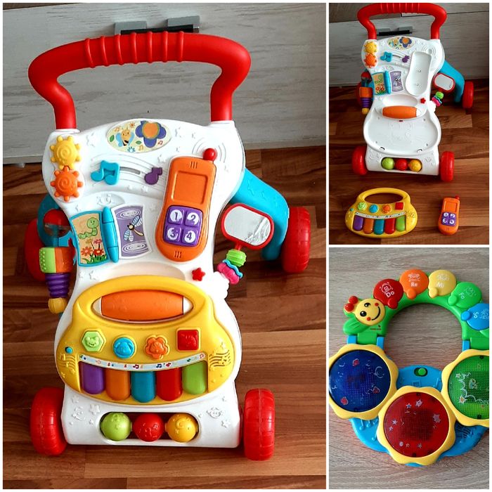 Музикална проходилка за бутане и муз игра за50лв двете,,голямо слонче